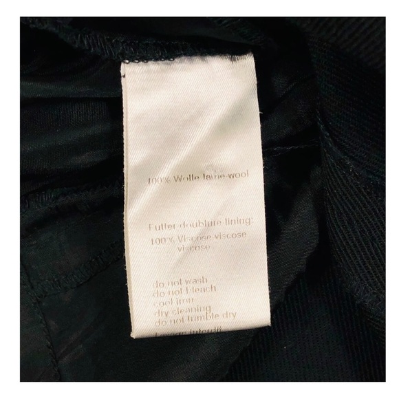 Akris Punto Wool Black Knee Length Pencil Skirt - Picture 11 of 12